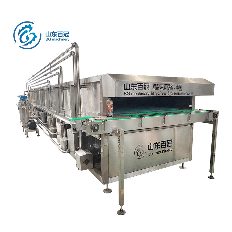 Tunnel Pasteurizer For Beerbottling Line Canning Line